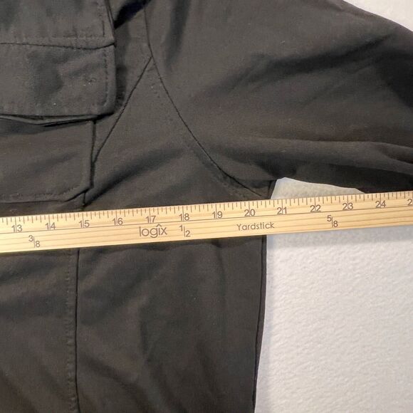 NEU Look Women's Jacket Long Sleeve Pockets Size 1X Black Collared - Picture 10 of 12